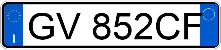 Numer rejestracyjny GV852CF posiada BMW X4