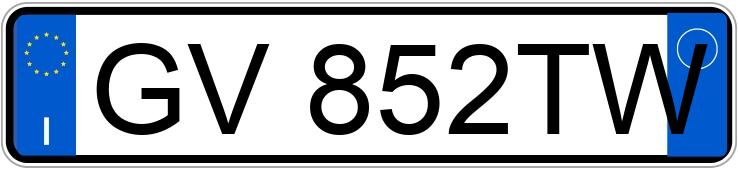 Numer rejestracyjny GV852TW posiada BMW Serie 4 G.C.