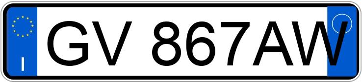 Numer rejestracyjny GV867AW posiada FIAT Panda Cross