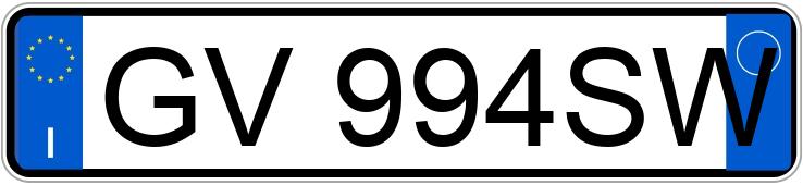 Numer rejestracyjny GV994SW posiada Peugeot 5008