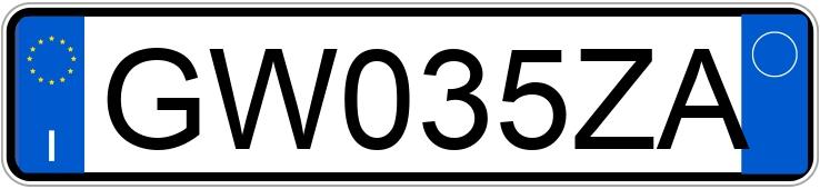 Numer rejestracyjny GW035ZA posiada BMW Serie3 Numer rejestracyjny GW035ZA posiada BMW Serie3