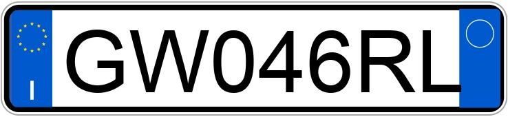 Numer rejestracyjny GW046RL posiada AUDI A3 4a serie