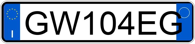 Numer rejestracyjny GW104EG posiada VOLKSWAGEN Golf 8a serie