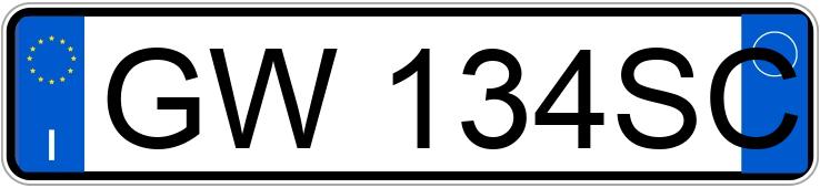 Numer rejestracyjny GW134SC posiada AUDI Q3 2a serie Numer rejestracyjny GW134SC posiada AUDI Q3 2a serie