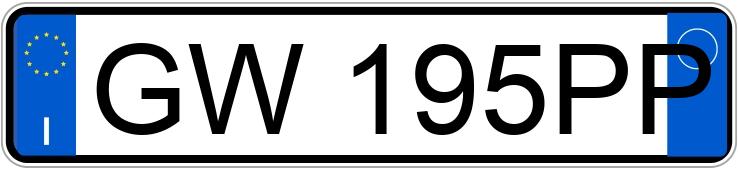 Numer rejestracyjny GW195PP posiada TESLA Model 3