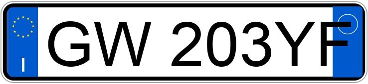 Numer rejestracyjny GW203YF posiada BMW iX1 Numer rejestracyjny GW203YF posiada BMW iX1