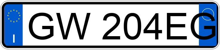 Numer rejestracyjny GW204EG posiada TOYOTA RAV4 3a serie