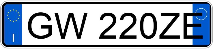 Numer rejestracyjny GW220ZE posiada PORSCHE 911