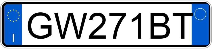 Numer rejestracyjny GW271BT posiada FORD Puma