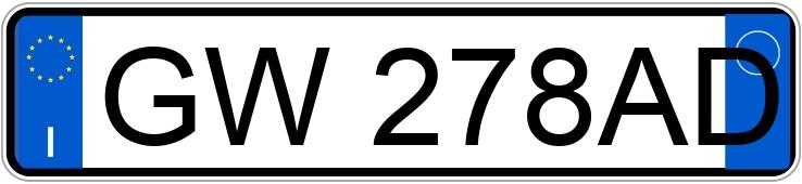 Numer rejestracyjny GW278AD posiada FIAT 500 Numer rejestracyjny GW278AD posiada FIAT 500