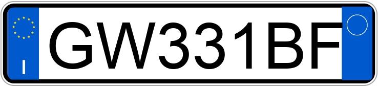Numer rejestracyjny GW331BF posiada AUDI A4 5a serie