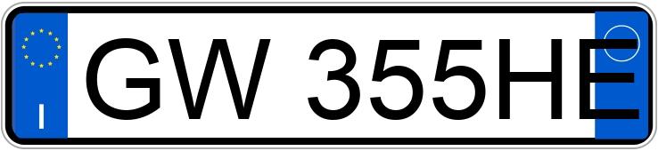 Numer rejestracyjny GW355HE posiada AUDI TT 3a serie