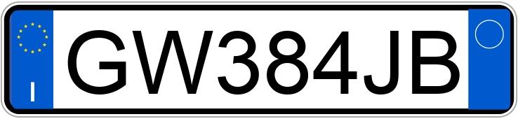 Numer rejestracyjny GW384JB posiada VOLKSWAGEN Golf 8a serie