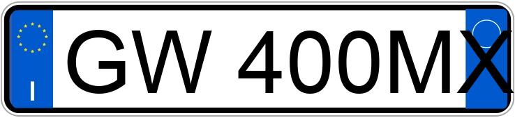 Numer rejestracyjny GW400MX posiada FORD Tourneo Courier 2as