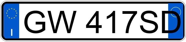 Numer rejestracyjny GW417SD posiada LAND ROVER Discovery 5a serie Numer rejestracyjny GW417SD posiada LAND ROVER Discovery 5a serie
