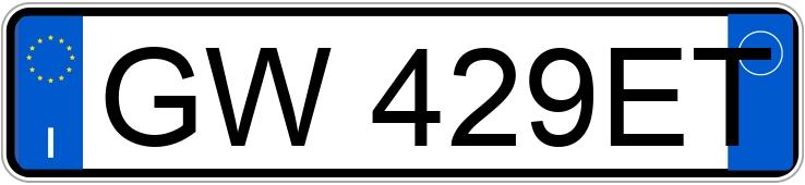 Numer rejestracyjny GW429ET posiada AUDI A3 4a serie