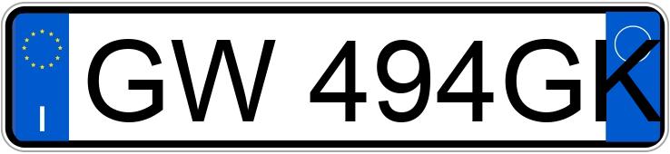 Numer rejestracyjny GW494GK posiada DACIA Sandero 3a serie