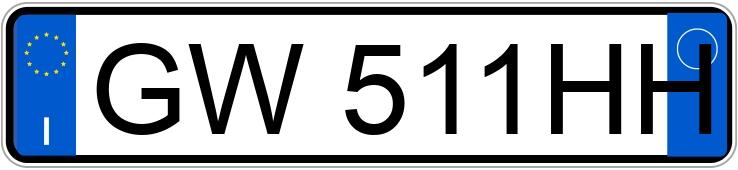 Numer rejestracyjny GW511HH posiada KIA XCeed