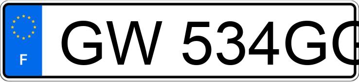 Numer rejestracyjny GW534GG posiada RENAULT CLIO V