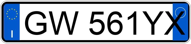 Numer rejestracyjny GW561YX posiada PORSCHE 911