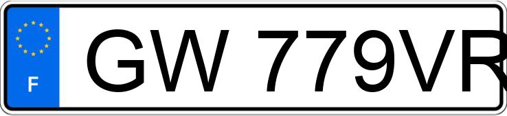 Numer rejestracyjny GW779VR posiada PORSCHE CAYENNE