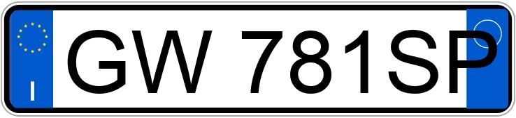 Numer rejestracyjny GW781SP posiada TOYOTA RAV4 3a serie