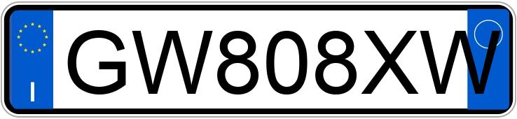 Numer rejestracyjny GW808XW posiada ALFA ROMEO Junior