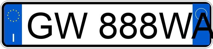 Numer rejestracyjny GW888WA posiada PORSCHE Panamera 3a serie Numer rejestracyjny GW888WA posiada PORSCHE Panamera 3a serie