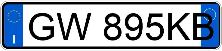 Numer rejestracyjny GW895KB posiada OPEL Corsa 6a serie