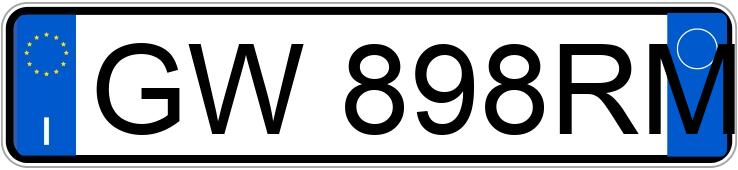 Numer rejestracyjny GW898RM posiada FORD Puma