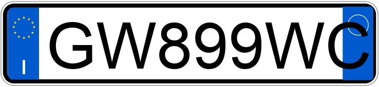 Numer rejestracyjny GW899WC posiada AUDI Q5 2a serie