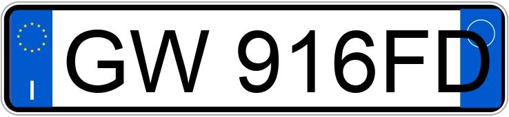 Numer rejestracyjny GW916FD posiada OPEL Corsa 6a serie