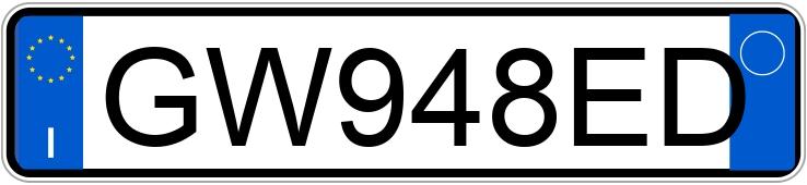 Numer rejestracyjny GW948ED posiada FIAT Panda 3a serie