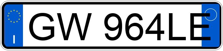 Numer rejestracyjny GW964LE posiada BMW Serie 8 GC