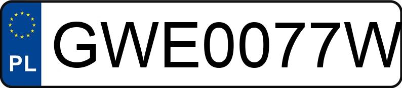 Numer rejestracyjny GWE 0077W posiada VOLKSWAGEN GOLF - GWE0077W Numer rejestracyjny GWE 0077W posiada VOLKSWAGEN GOLF - GWE0077W