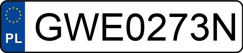 Numer rejestracyjny GWE 0273N posiada SKODA FABIA - GWE0273N