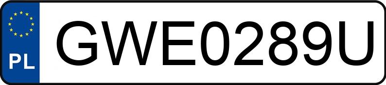 Numer rejestracyjny GWE 0289U posiada SEAT Ibiza 1.4 MR`02 E3 6L Fresc - GWE0289U Numer rejestracyjny GWE 0289U posiada SEAT Ibiza 1.4 MR`02 E3 6L Fresc - GWE0289U