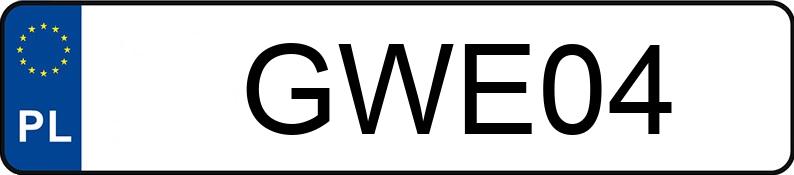 Numer rejestracyjny GWE 04 posiada FSC-STARACHOWICE STAR 244 3W - GWE04