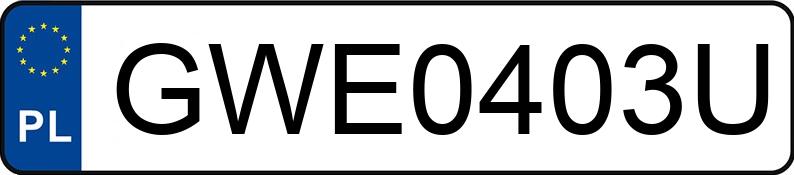 Numer rejestracyjny GWE 0403U posiada PEUGEOT 2008 Diesel MR`13 E5 Allure - GWE0403U