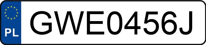 Numer rejestracyjny GWE 0456J posiada PEUGEOT 508 - GWE0456J