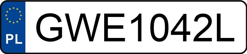Numer rejestracyjny GWE 1042L posiada AUDI A6 1.8 Kat. C4 T - GWE1042L Numer rejestracyjny GWE 1042L posiada AUDI A6 1.8 Kat. C4 T - GWE1042L