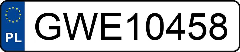 Numer rejestracyjny GWE 10458 posiada HONDA ACCORD - GWE10458 Numer rejestracyjny GWE 10458 posiada HONDA ACCORD - GWE10458