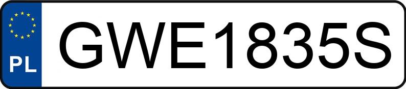 Numer rejestracyjny GWE 1835S posiada PEUGEOT 208 - GWE1835S