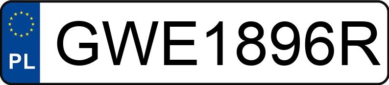 Numer rejestracyjny GWE 1896R posiada MAZDA 6 - GWE1896R Numer rejestracyjny GWE 1896R posiada MAZDA 6 - GWE1896R