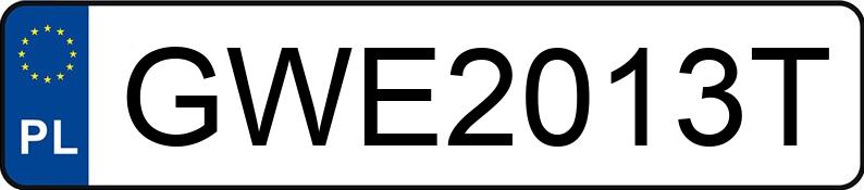Numer rejestracyjny GWE 2013T posiada MERCEDES-BENZ INTEGRO - GWE2013T