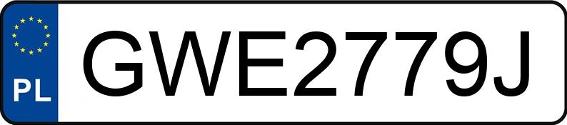 Numer rejestracyjny GWE2779J posiada BMW 525 Touring Diesel Kat. MR`01 E3 E39 525 Touring Diesel Kat. MR`01 E3 E39