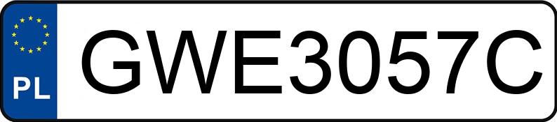 Numer rejestracyjny GWE 3057C posiada VOLKSWAGEN PASSAT 1.8 KAT - GWE3057C