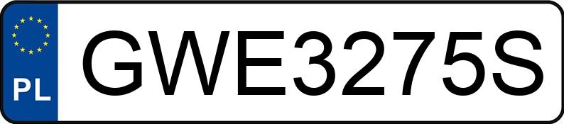 Numer rejestracyjny GWE 3275S posiada RENAULT MEGANE 1.6 KAT - GWE3275S Numer rejestracyjny GWE 3275S posiada RENAULT MEGANE 1.6 KAT - GWE3275S