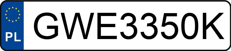 Numer rejestracyjny GWE 3350K posiada VOLKSWAGEN Touareg 2.5 TDi MR`02 E3 Touareg 2.5 TDi MR`02 E3 - GWE3350K