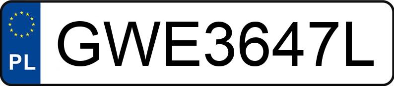 Numer rejestracyjny GWE 3647L posiada KIA Cee d 1.6 CRDi MR`07 E4 Comfort - GWE3647L Numer rejestracyjny GWE 3647L posiada KIA Cee d 1.6 CRDi MR`07 E4 Comfort - GWE3647L